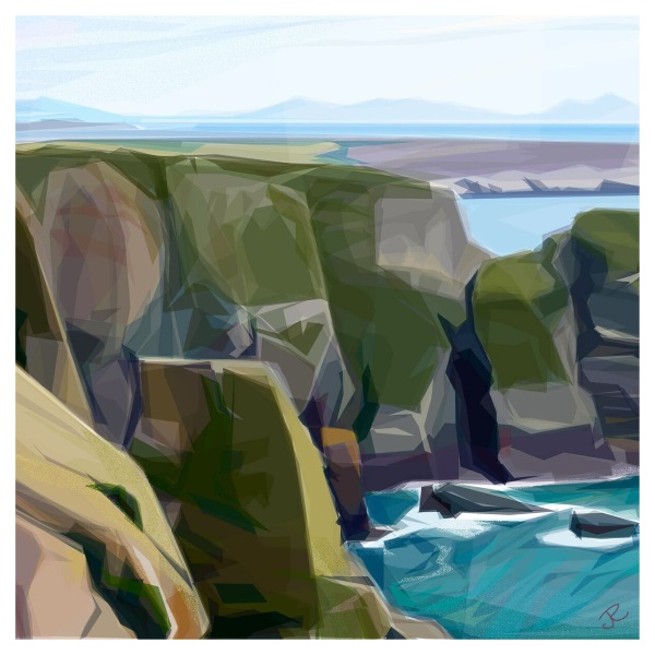 Indigo Rocks art card